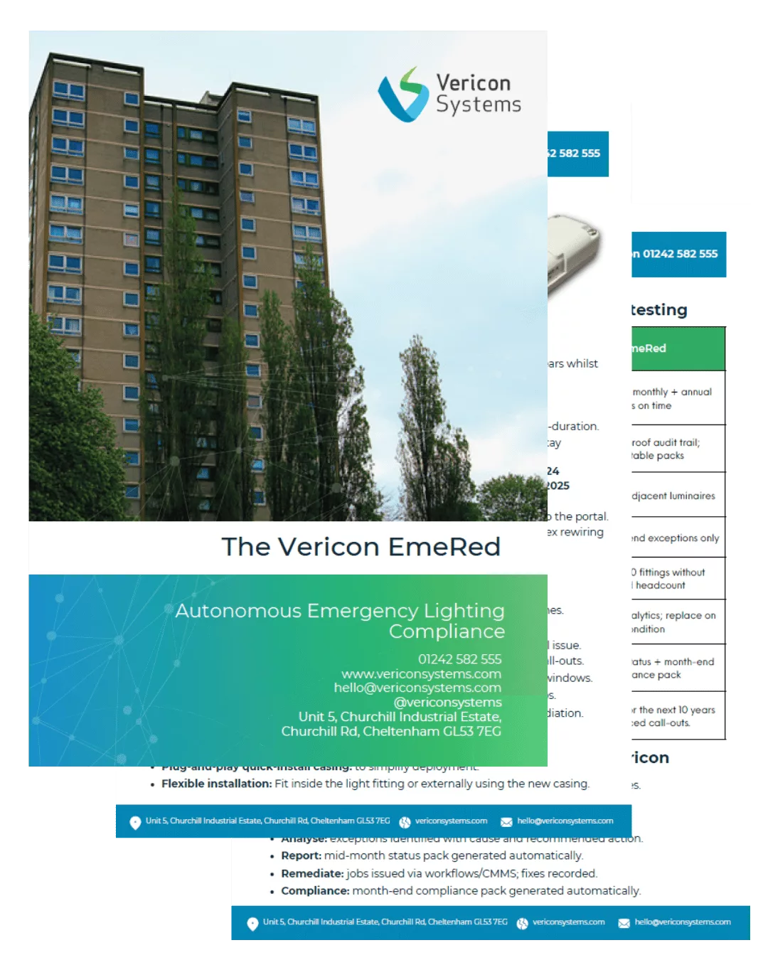 Download the EmeRed guide to see how autonomous testing helps reduce manual walk-tests, improve audit-ready evidence and support emergency lighting compliance.